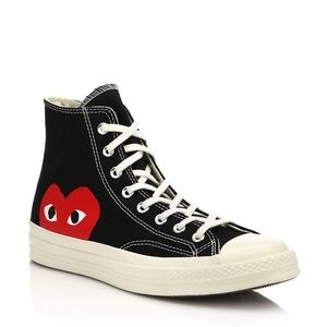 Converse Unisex Chuck Taylor All Star Peek-A-Boo High-Top Sneakers Black